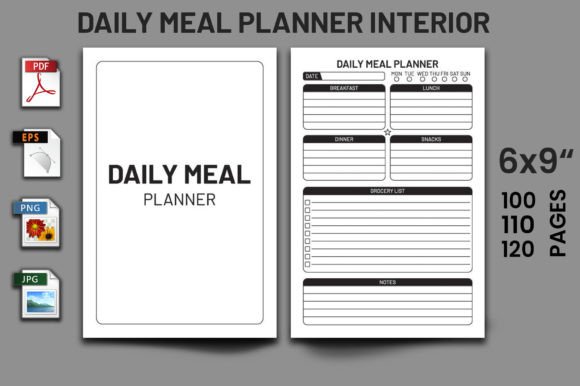 A Practical Guide to Using Daily Meal Planner KDP Interiors