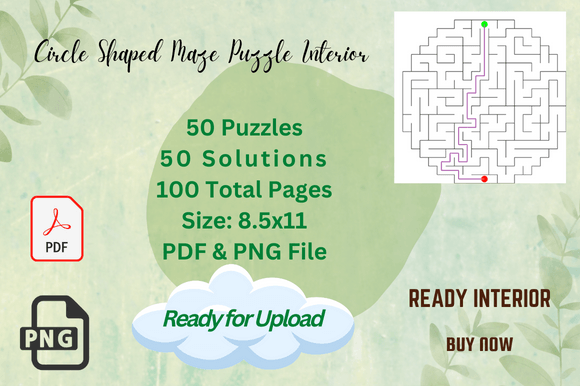 Circle Maze 50 Puzzles Solution Book: A Modern Toolkit for Creative Engagement