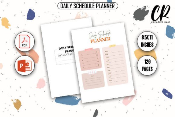 Daily Schedule Planner KDP Interior: Your Ready-to-Use Template for Success