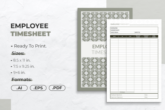 Employee Timesheet Printable Template