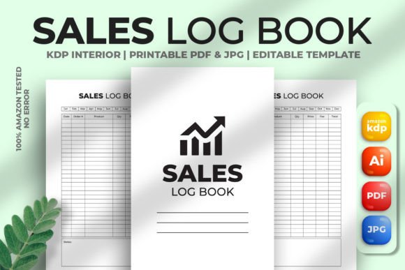 Essential Sales Log Book Interior for KDP Publishers