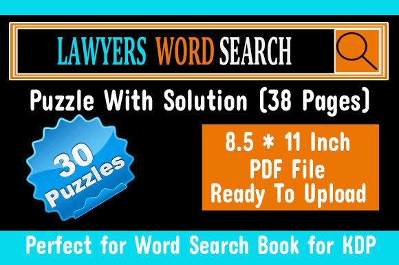 Evaluating the Lawyers Word Search Puzzle KDP Interior