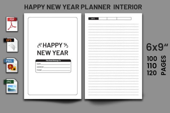 Happy New Year Log Book KDP Interior: A Strategic Asset for Publishing Success