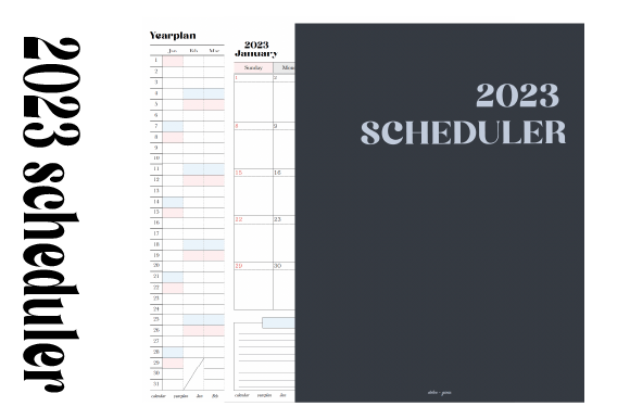 The 2023 Scheduler: Your Complete Paper-Based Planning Toolkit