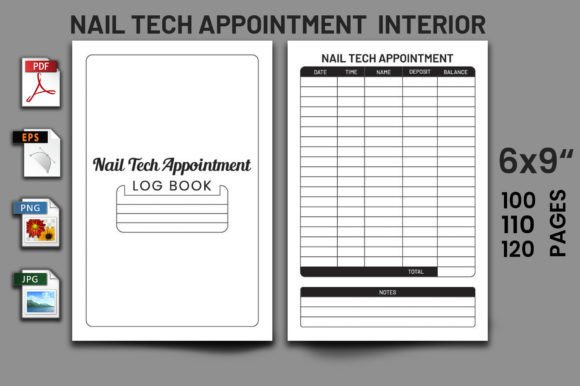The Nail Tech Appointment Book KDP Interior: A Practical Asset for Publishers