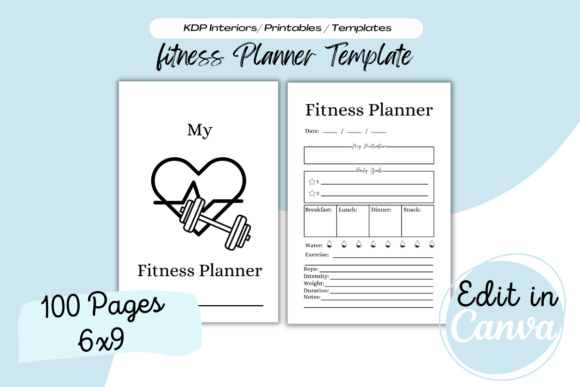 The Strategic Value of a Professional KDP Fitness Planner Interior Template