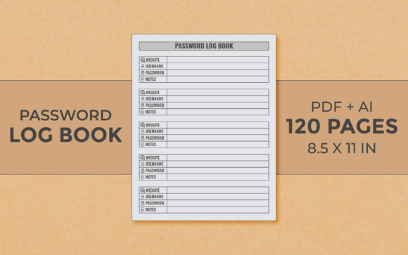 Why a Password Logbook Premium KDP Interior Can Save Your Digital Life