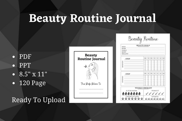 Your Beauty Routine Journal for KDP